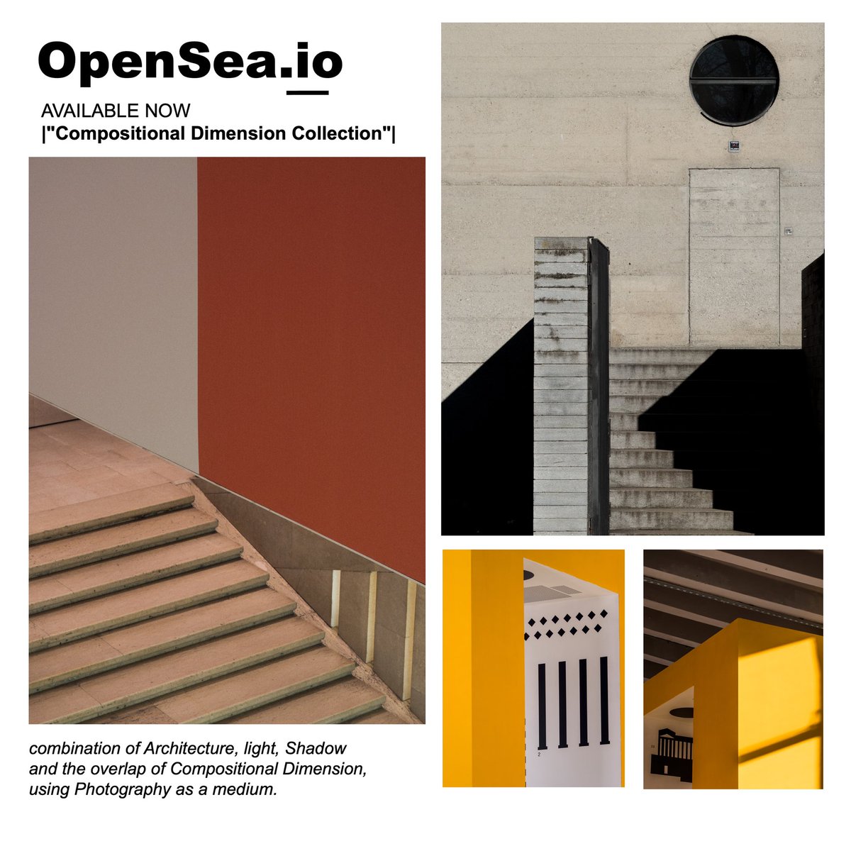 nordpcs's tweet photo. My Photographic Collection

"Compositional Dimension" still on sales !

CHECK IT OUT GUYS !
https://t.co/VYjIRQdz3f…

#OpenSeaNFT #opensea #OpenSeaCollection #NFTGiveaways #NFTdrop #NFTartist #nftart #NFTphotos #nftphotography #NFTphotographers #NFTcollections #nftcollector https://t.co/0tUtFUewVi