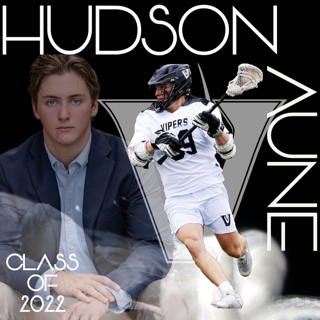 LacrosseVipers's tweet photo. Vipers Lacrosse would like to congratulate Hudson Aune and his family on his upcoming graduation.  This senior’s favorite pregame ritual is listening to Love Sosa and his postgame ritual is  enjoying Chic-Fil-A.
#govipers #leavealegacy https://t.co/MoQdstcnaX