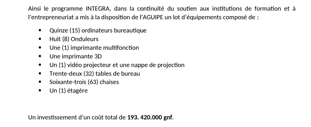 ITC en GUINÉE tweet media