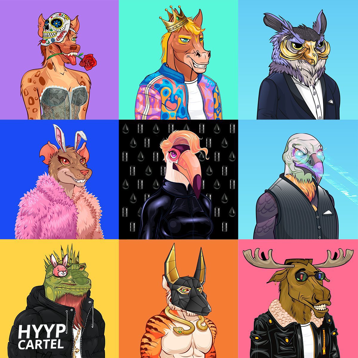 🎉 #NFTGiveaway 🎉

🎁 Win a HYYP Cartel NFT

9 unique characters
200+ attributes
9,999 #NFTs

To enter:
✅ Retweet &amp; ♥
✅ Follow @HyypCartel
✅ Tag 2 Friends

⏩ Join: discord.gg/jJdCHhaq

⏰ Ends 48hrs

#NFTdrop #NFTGiveaways