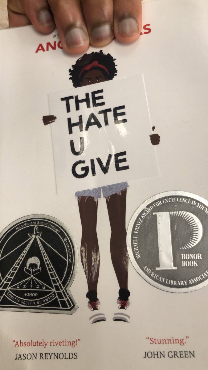 RT @Ida5M: Anyone here reading any novels? I’m reading ‘The Hate U Give’. https://t.co/wOKPAb4t5j