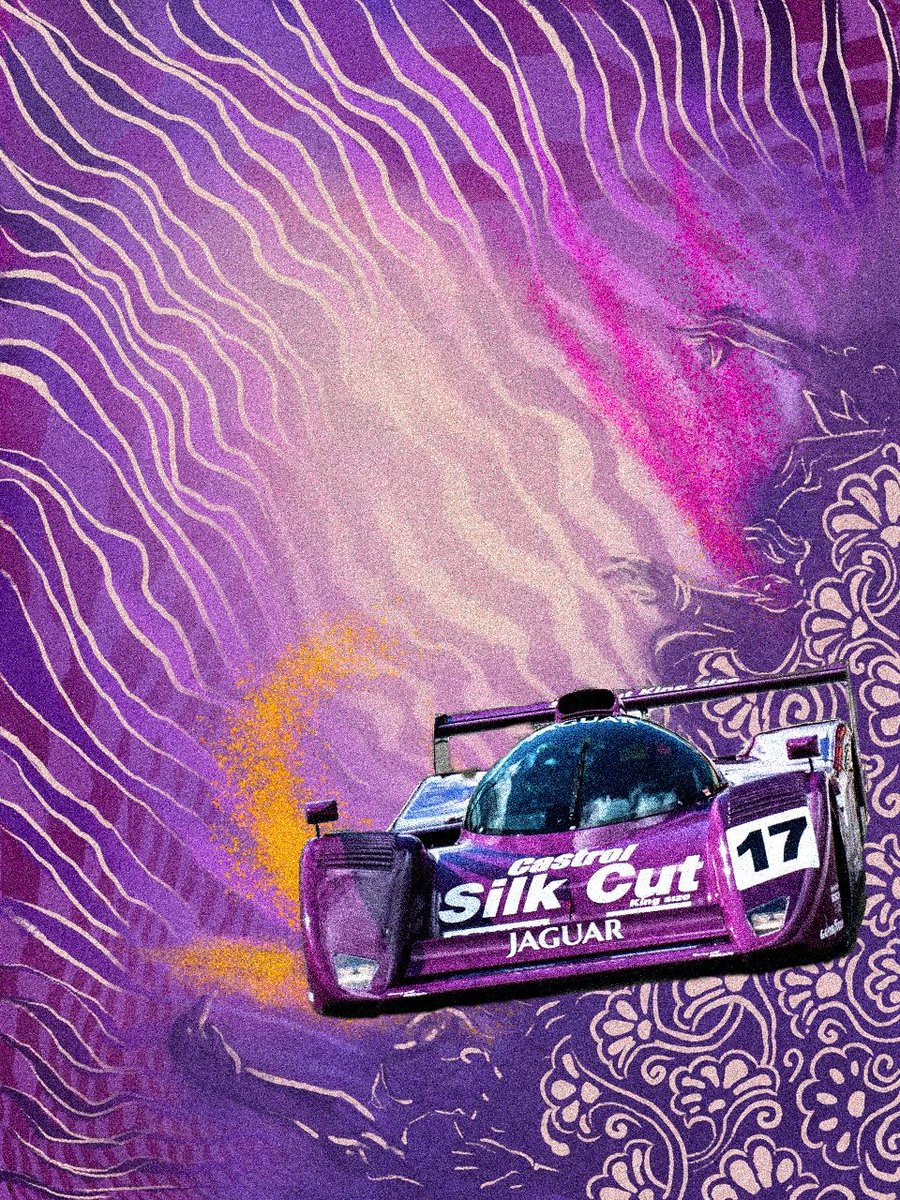 Probably my favourite looking Endurance racecar ever.

#racing #jaguar #xjr14 #motorsport #lemans #silkcut #silkcutjaguar #purple #purplecar #weraceasone🏳️‍🌈