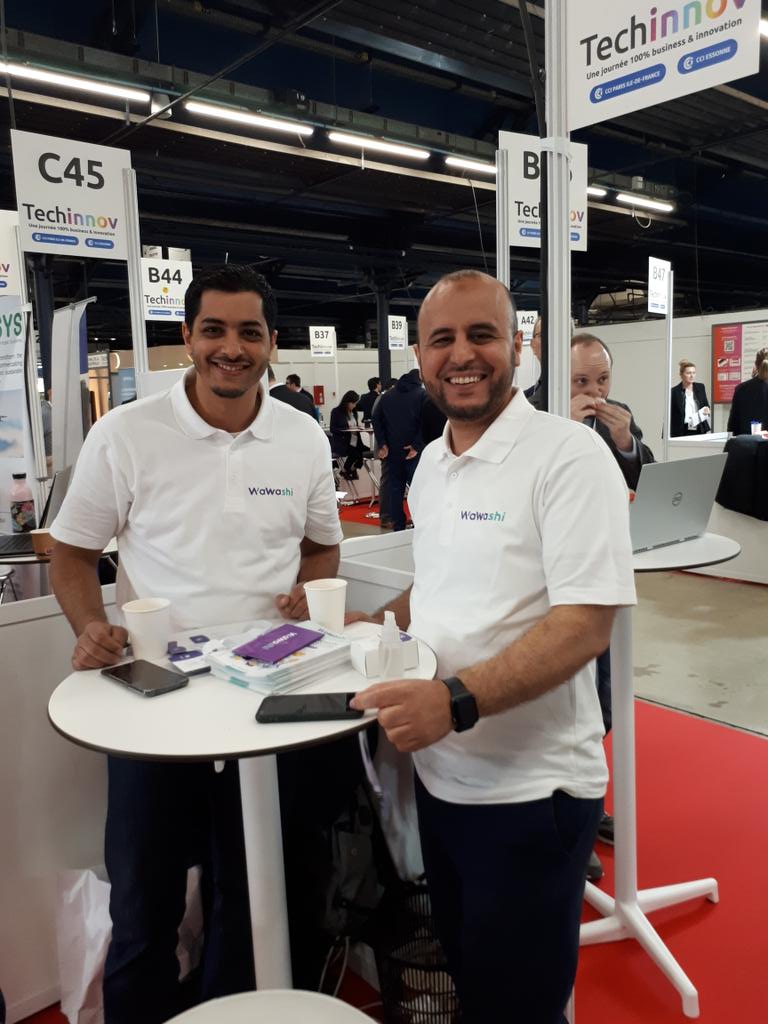 Du beau monde à <a href="/Techinnov/">Techinnov</a>, venez rencontrer @Wawashi stand B48