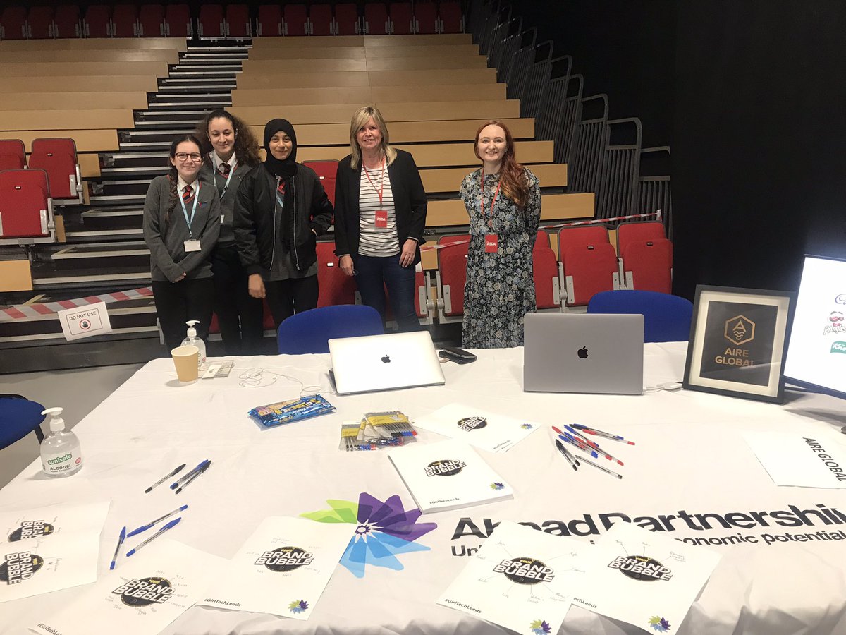 gorse_ruth's tweet photo. A fantastic day so far @AheadP_ship and @asda. Our Year 8 girls have been exceptional, showcasing their employability skills within the workshops, questioning throughout the GirlTech Fair and engaging in the Q&amp;A now. #daretoachieve https://t.co/oJxhhcUyXG