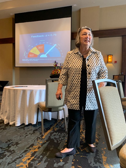 astascience's tweet photo. 'Tellin ain't teaching'! ~Dr. Jackie A. Walsh #ASTA22STEM https://t.co/js3Q8dnkVZ