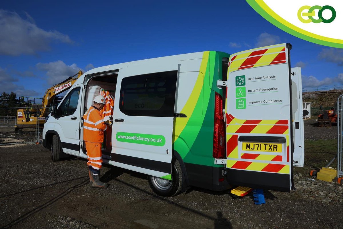 Ecofficiencyltd's tweet photo. We would like to welcome to the fleet our Mobile Laboratory ‘EcoSiteLab’
Read more and get in touch about the innovative service here > https://t.co/a6KHbsl30b
#Wasteclassification #Rapidmeasuringtechnology #infrastructure #power #rail #transport #construction #water https://t.co/noYIZEtUAd