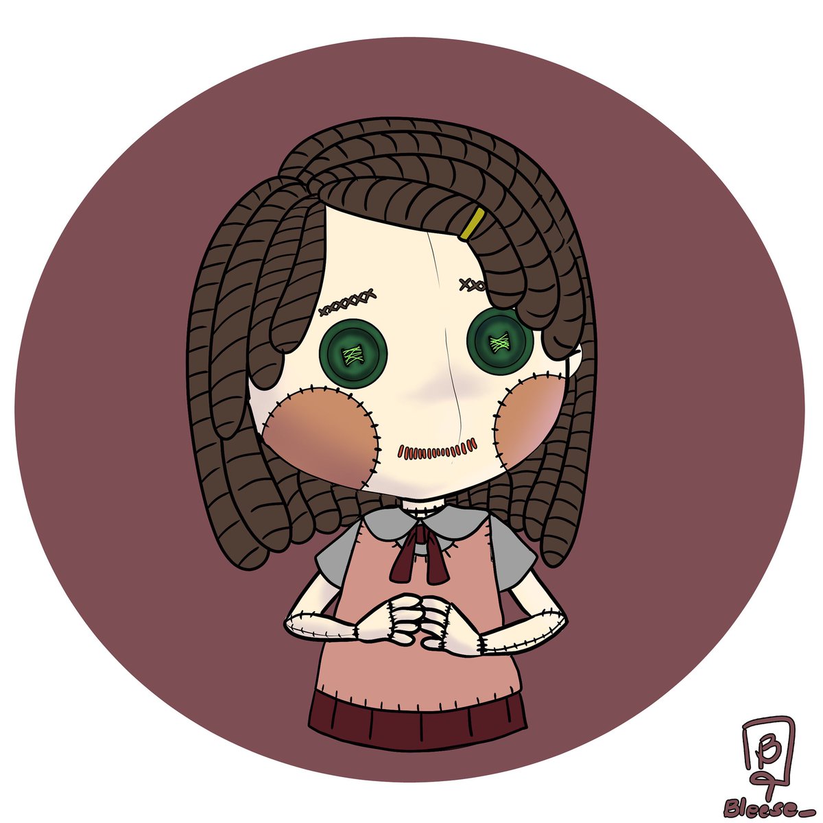 bleese_'s tweet photo. Cut the curse. #ScreamingDolls 

#Bleese #BleesePh #ScreamingDollsPH #SDNFT #NFT #Artist #Art #DigitalArt https://t.co/HWNfkembkM