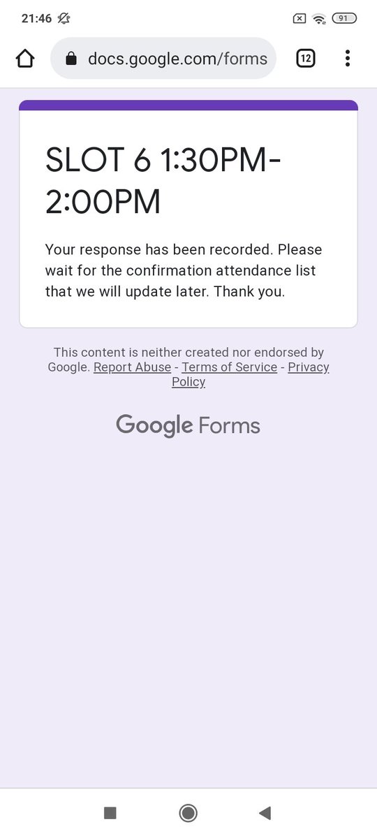 ArmanDaniel1811's tweet photo. @acelalisam__ @arteziarosie I have finally book my slot now waiting for my confirmation email https://t.co/r2D52VtSTL