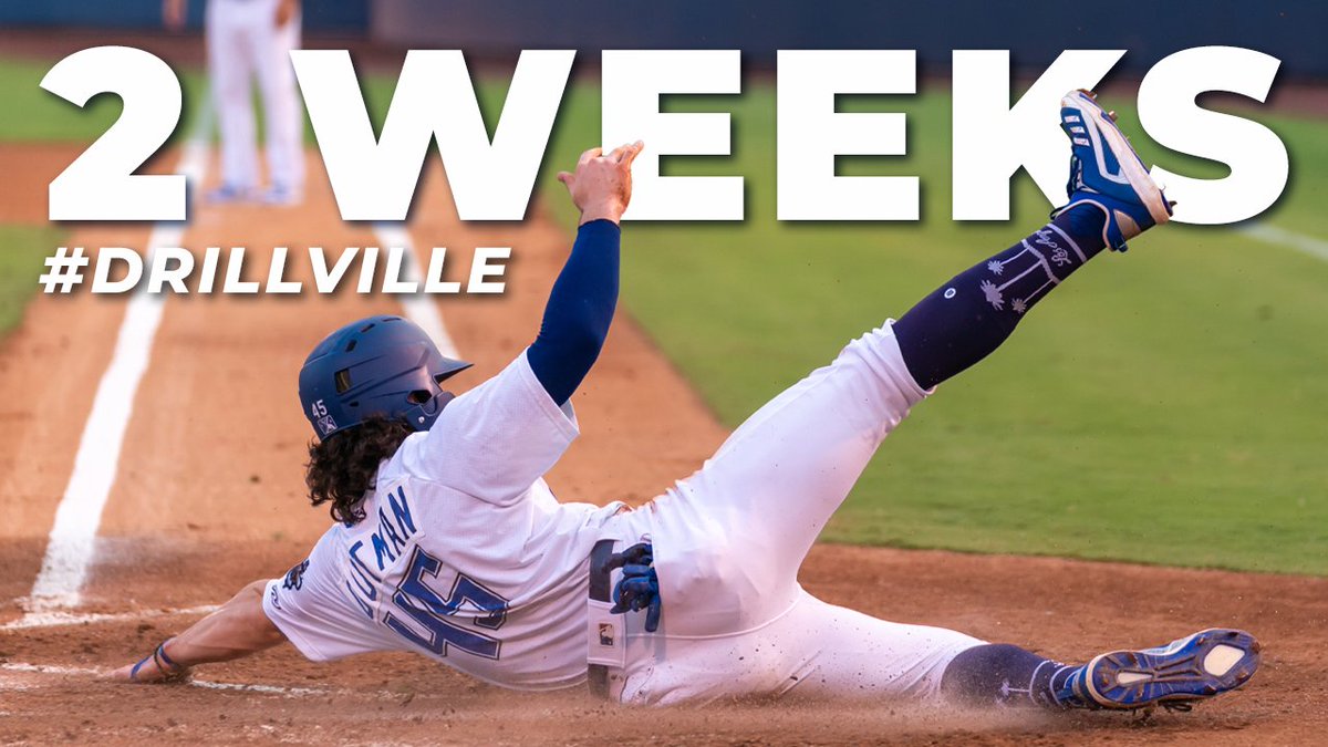 TulsaDrillers's tweet photo. ✌️ #DrillVille #countdowntobaseball https://t.co/I2sDlJNe1F