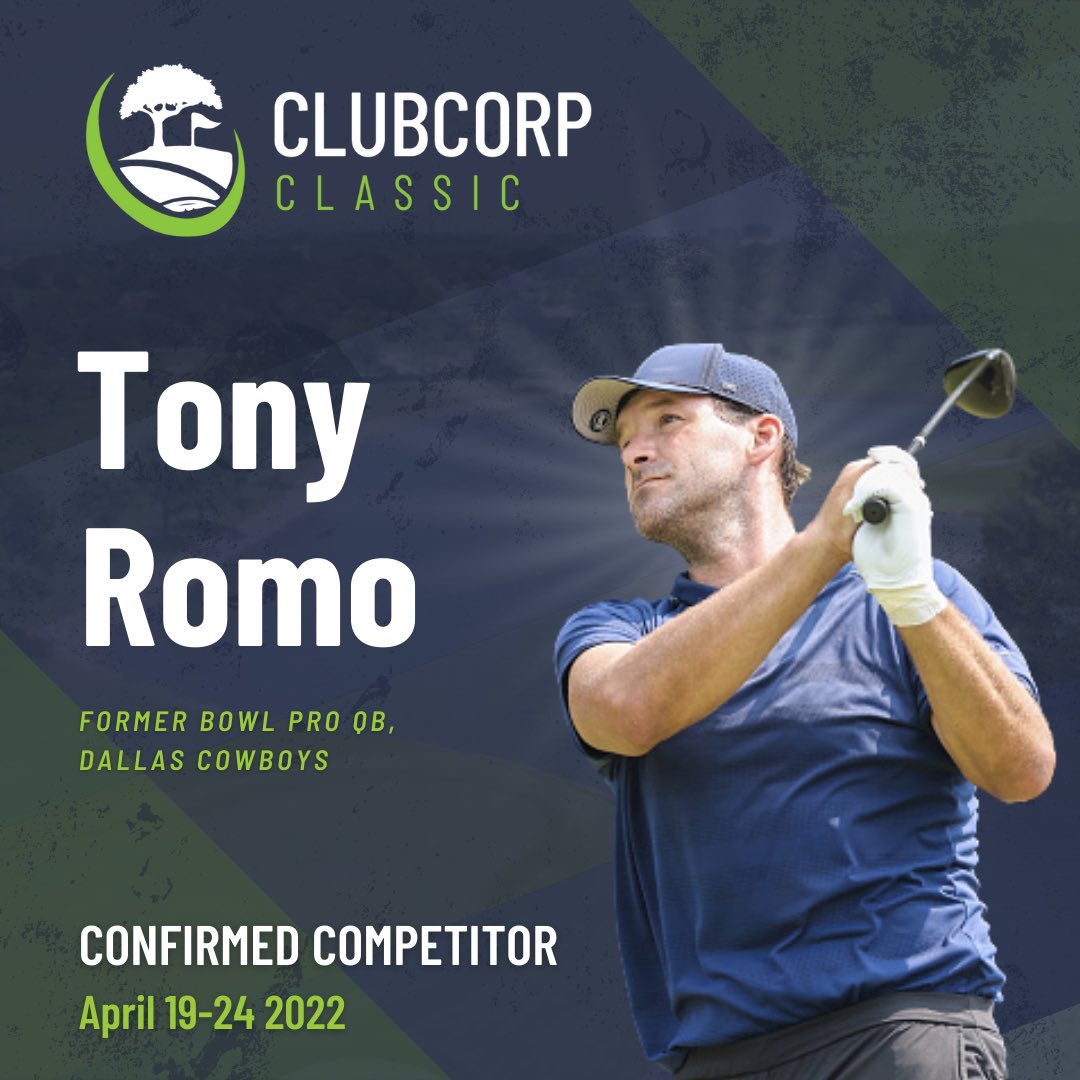 TheVacationDR's tweet photo. What celebrity is going to hoist the trophy at the @clubcorpclassic? Will it be @MardyFish @markmulder20 #JohnSmoltz or local fan favorite @tonyromo. The oddsmakers are about to release the favorites. Don’t sleep on @HiltonGrandVac 2022 champ #DerekLowe or @Jeremy_Roenick #CCC22 https://t.co/1sqb1y9Fkm