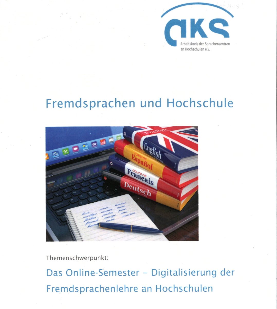 Neuerscheinung: „Fremdsprachen und Hochschule“ (Themenschwerpunkt „Das Online-Semester“) mit einem Beitrag von M. Strasser, C. Hülsmann und M. Zauner „Das Coronasemester als Impuls für einen Wandel der Lehr- und Lernkultur?“ Der Artikel beschreibt den Umstieg auf Onlinelehre  1/3