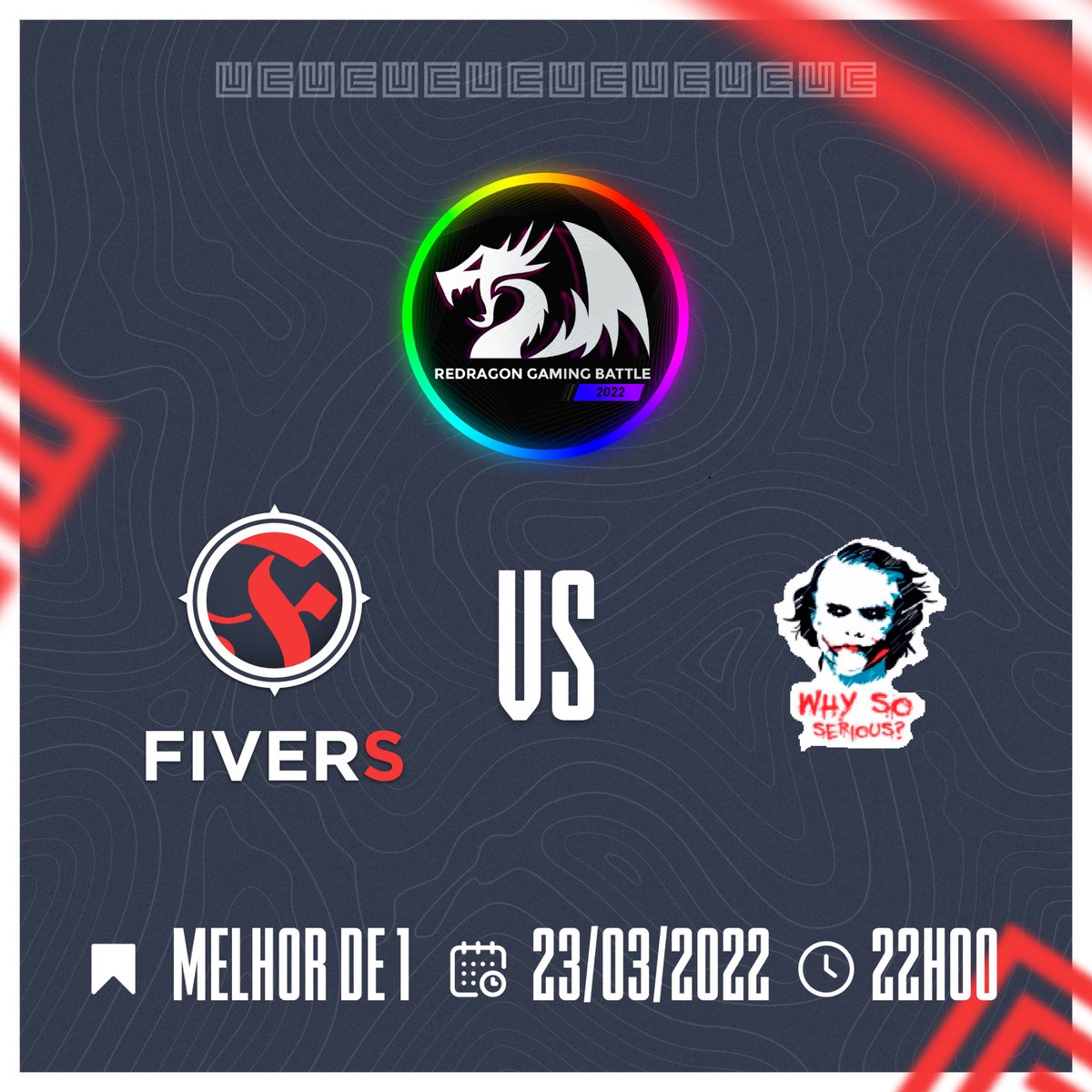 fiversgg's tweet photo. É HOJE!

Dia de estréia da nova line competitiva da Fivers! Fiquem ligados que os jogos estão só começando.

#GOFIVERS

#campeonato #csgo #counterstrike #counterstrikeglobaloffensive #redragon #colliseum #fivers https://t.co/Deh6BbnNCN
