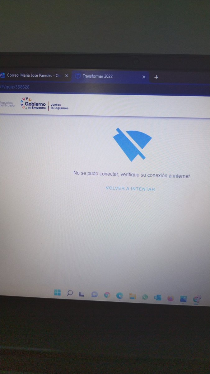 18Majito's tweet photo. Son 08h51 y sigo teniendo este mensaje... No hay mas dispositivos conectados ☹️ #snna #examentransformar #senescyt #plantransformar https://t.co/h8H10c83vV