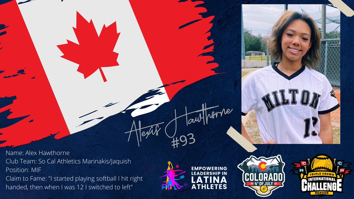 COSparkFire's tweet photo. 🚨Roster Highlight 🚨 Announcing the first 4 members of Team Canada 16u who are playing in the TC International Challenge! 🇨🇦🌏🥎#COSparkFire  #IPlayTCS

Check out the Roster 👉https://t.co/MmHriwInzM https://t.co/gcOeudcCzv