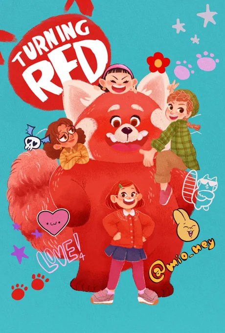 我等友情永遠不滅!!!!!!!!!!!!!!!!!!!!
#TurningRed #TurningRedMovie #私ときどきレッサーパンダ 