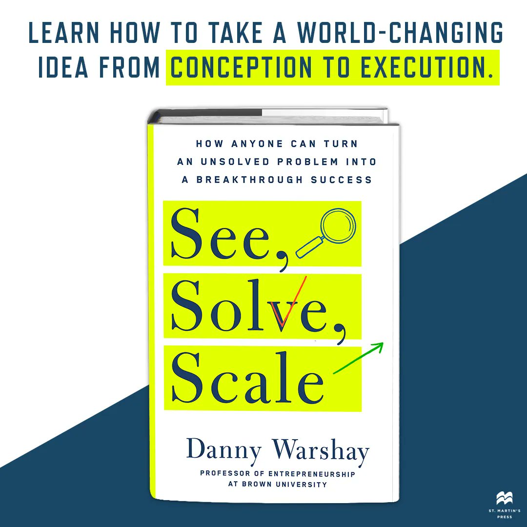 Inspired by his course at Brown University, Danny Warshay lays out eleven common errors of judgement that entrepreneurs make when they rely on their intuition. He provides instruction on how to avoid these errors in his book: SEE, SOLVE, SCALE. buff.ly/3LnvCef