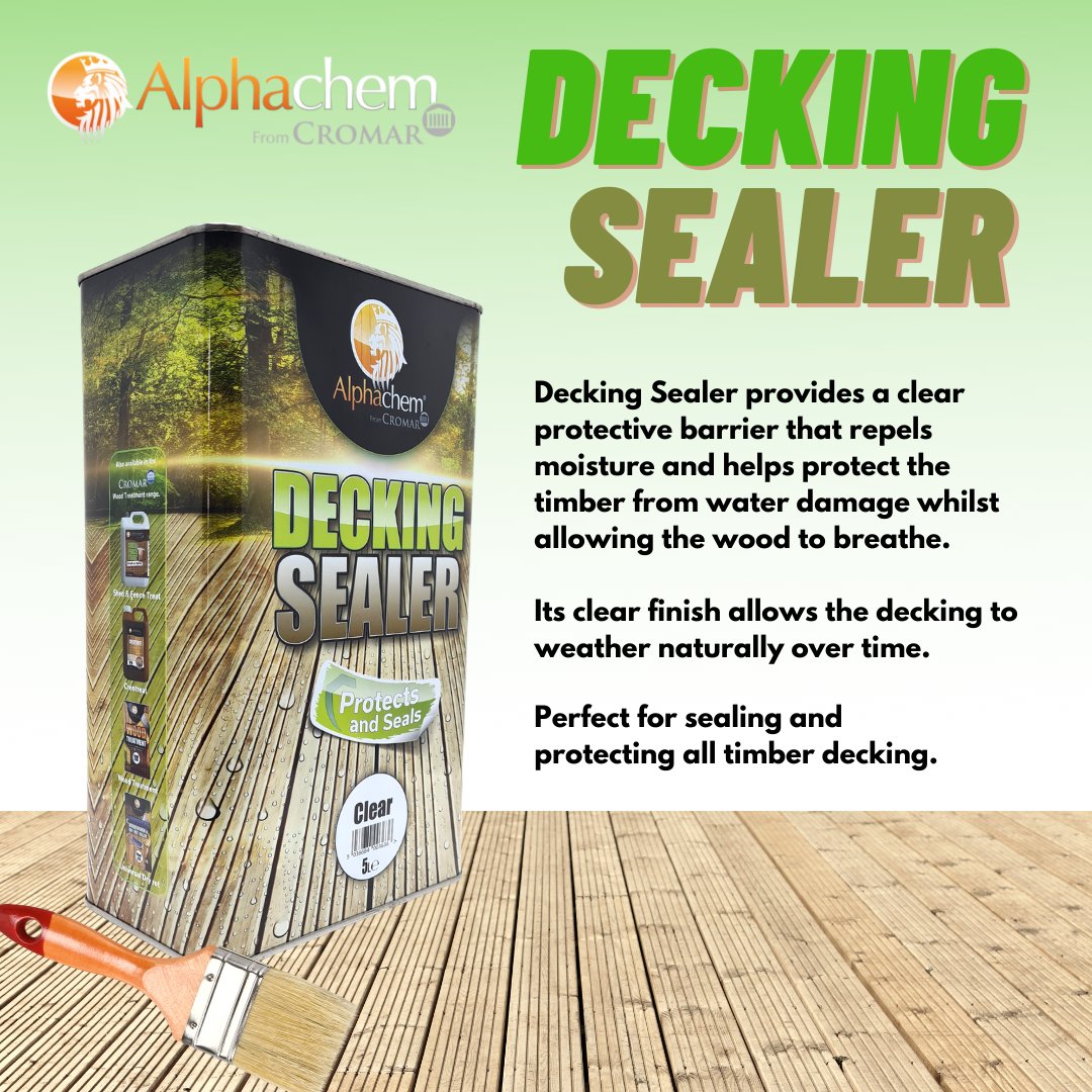 Why not treat your decking this week in prep for the sunny weekend ahead!