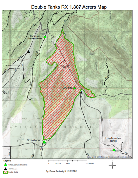 CCFirenIncident's tweet photo. Reminder-#CFN #SVRD is planning to conduct a #PrescribedBurn  #RxBurn  #DoubleTanksPrescribedBurn is scheduled for 03/23-03/25 dependent on #AzWx. The 1,807-acre burn unit is located on the west side of the #HuachucaMtns  #Smoke  https://t.co/MQ8rjYlwlr https://t.co/igx7nbmaEM
