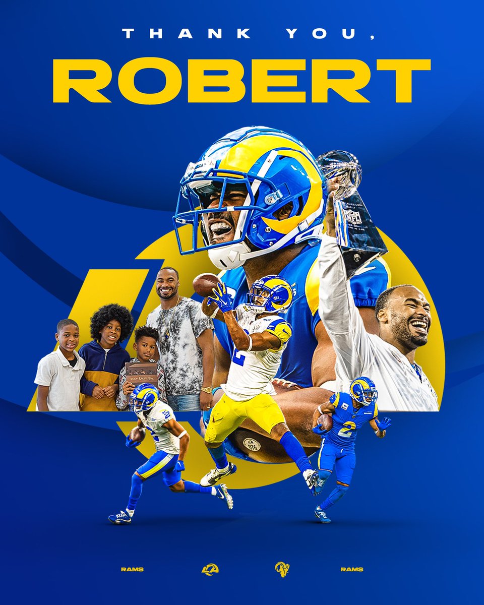 RamsNFL's tweet image. A long-lasting impact on LA and this franchise. 

Thank you, @robertwoods. 💙