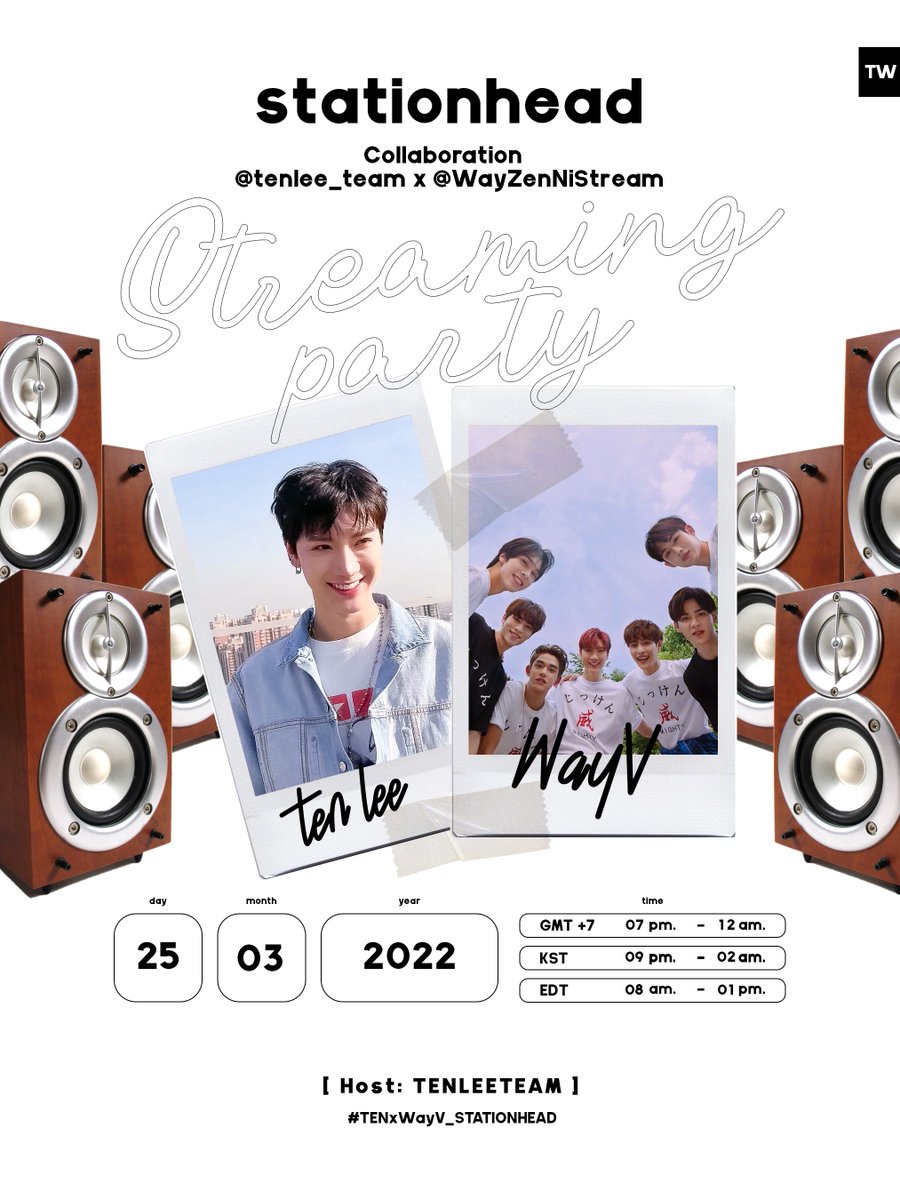 tenlee_team's tweet image. 💃🏻 JOIN OUR STREAM PARTY 🕺🏻

COLLABORATION : @tenlee_team x @WayZenNiStream  

📅 25 March 2022

📌#TENxWayV_STATIONHEAD

⏰ 7 PM  - 12 PM  (GMT +7)
      9 PM  - 02 AM (KST)
      8 AM  - 01 PM  (EDT)

🎧share.stationhead.com/O6ZX8koQne5

#TEN #เตนล์ #WayV