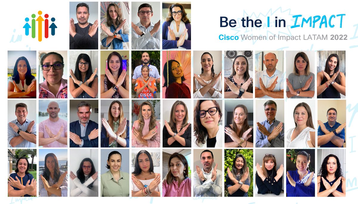 L@s esperamos hoy!  #BreakTheBias #WomenofCisco <a href="/CiscoLatam/">Cisco Latinoamérica</a>  Seamos la “I” en inclusión