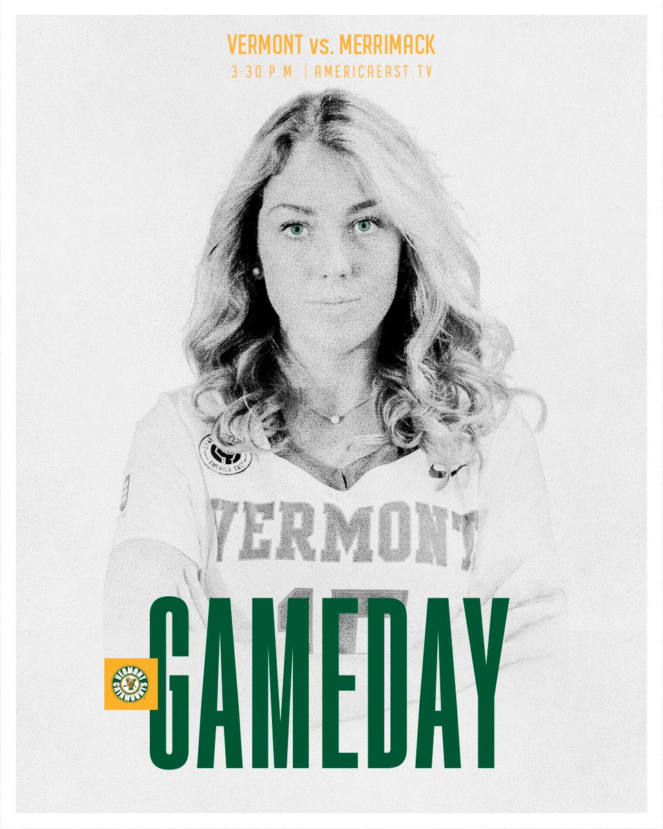 Let's try this one again ⤵️

😼🆚 Merrimack
📍 Burlington, VT
🕞 3:30 p.m.
📺 AmericaEast.TV
📈 go.uvm.edu/52khb
🎟 go.uvm.edu/nc9px