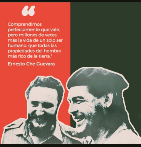 🗣️ El Revolucionario está guiado por grandes sentimientos de Amor. Es imposible pensar en un revolucionario auténtico sin está cualidad. Nuestros revolucionarios de vanguardia tienen que idealizar ese amor a los pueblos, a las causas más sagradas y hacerlo indivisible.
Che ⭐