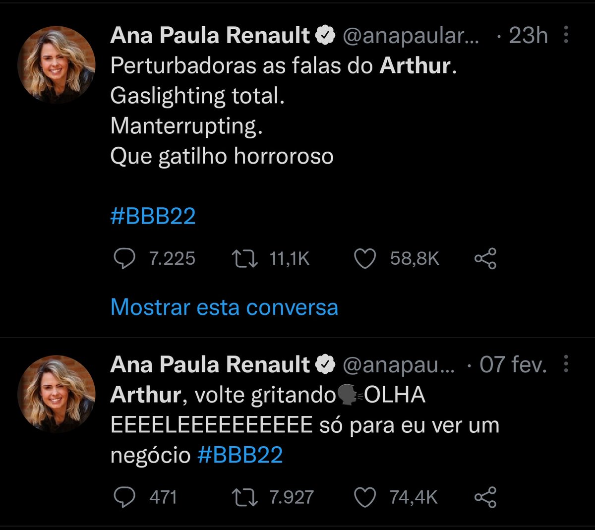 YouMarketingM's tweet photo. Lembrando que não é a primeira vez que isso acontece!

Ela pediu #FicaNaiara e depois pediu #ForaNaiara só pq a militância estava indo rsrs
#BBB22 https://t.co/oh53WUKGKT