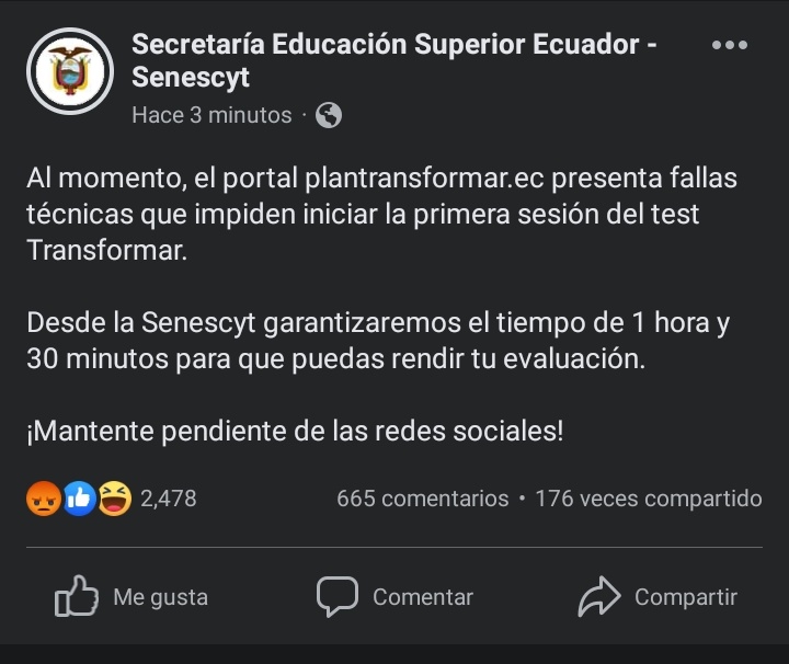 AnthonellaR25's tweet photo. #senecyt #transformar
Palabras de la página oficial de senecyt.... https://t.co/9VT9ViPHdi