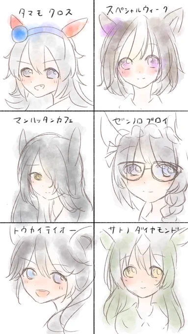 予定が入ってしまったので急遽全力で終わらせました💦 せっかくリクエストして下さったのにちゃんと描けなくてごめんなさい('°̥̥̥ω°̥̥̥`)