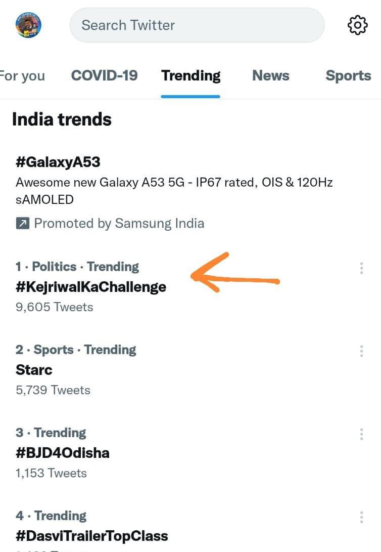 #KejriwalKaChallenge trending on top ! BJP will you accept #KejriwalKaChallenge ?