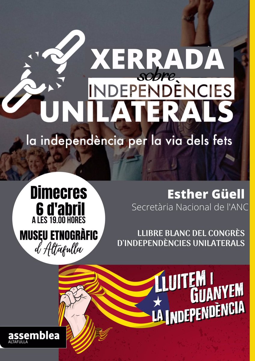 Propers actes de l'ANC a Altafulla: