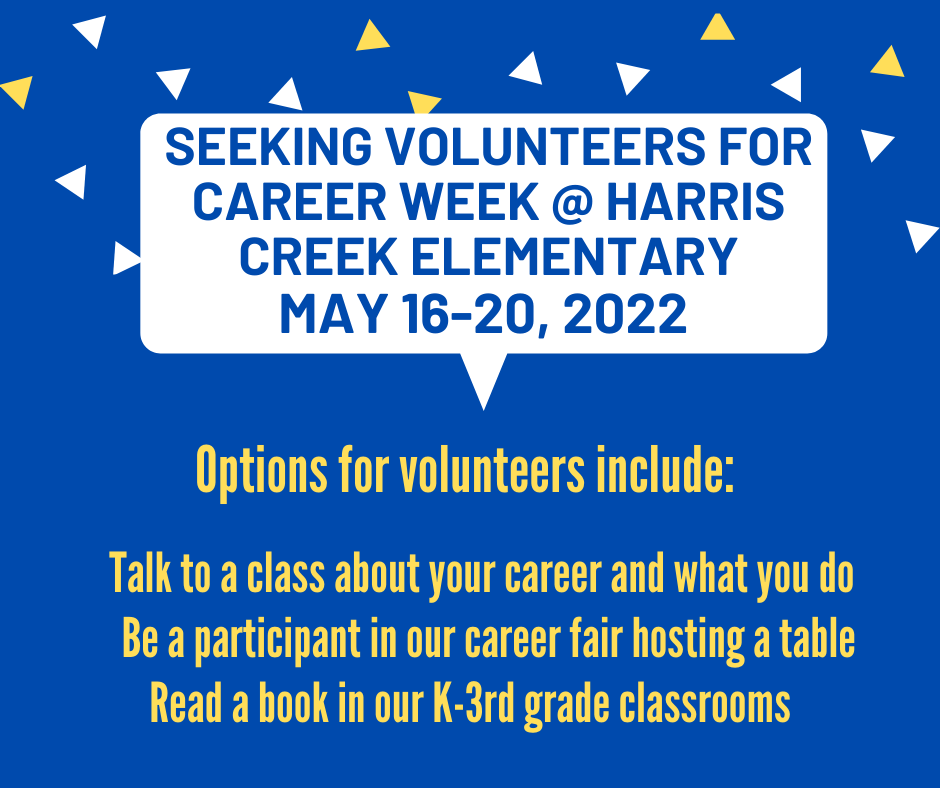 Reach out if you want to have the BEST day hanging out with 5-11 year olds! @MrTimothyHuber <a href="/harriscreekelem/">Harris Creek Elem</a>