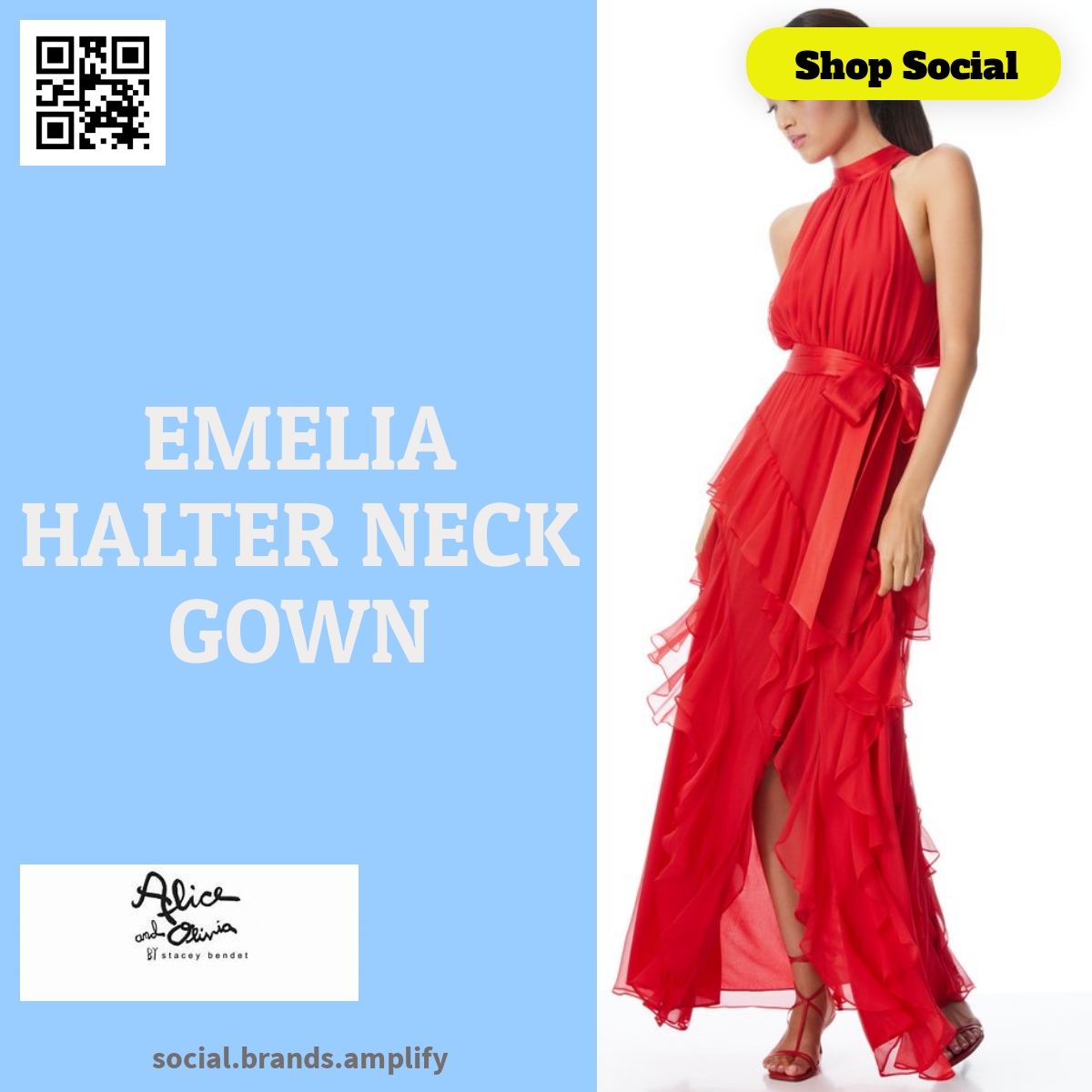 reckoon1's tweet image. You're looking at a showstopping gown in the brightest poppy red shade. This includes a high slit, tie waist, tiers of silk and asymmetric ruffles. It's as impactful-and sexy-as a red dress can get. aliceandolivia.com/emelia-halter-… social.brands.amplify #fashion, #Kep1er, #케플러