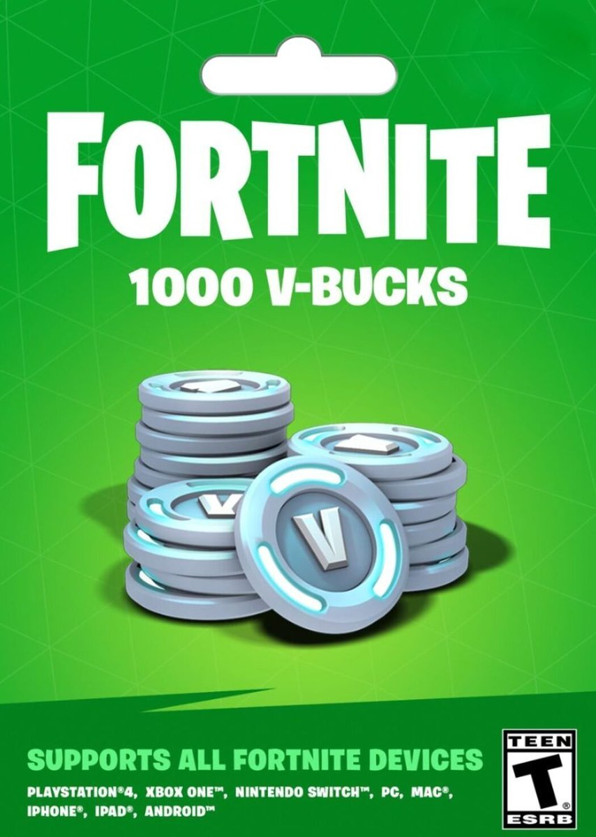 Mohawk1122's tweet photo. 1.000 Vbucks (6 hrs) 

-Rt ♻️ 
-Follow me with notis on 🔔 https://t.co/2W0XT7ZyEl