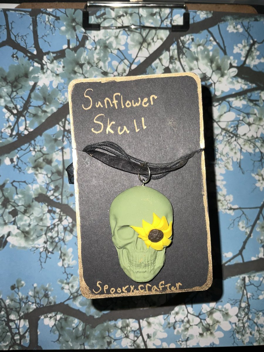 Chibiyato1's tweet photo. Okay guys they are finally available for order, you can get them in either cat or normal doughnut, in earrings, necklaces and pins, also available are sunflower skull necklaces, and soon two different playing cards will be available #SunflowersForUkraine #SmallBusiness #jewelry https://t.co/RNgHyML4mG