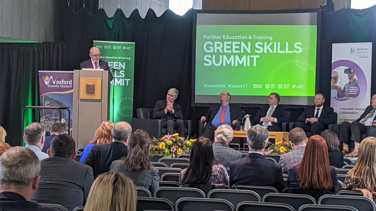 SOLASFET's tweet photo. Kevin Lewis, @WWETBofficial CE brings The Further Education &amp; Training Green Skills Summit to a close.  #GreenSkills #GreenFET https://t.co/UKkMes6TAB