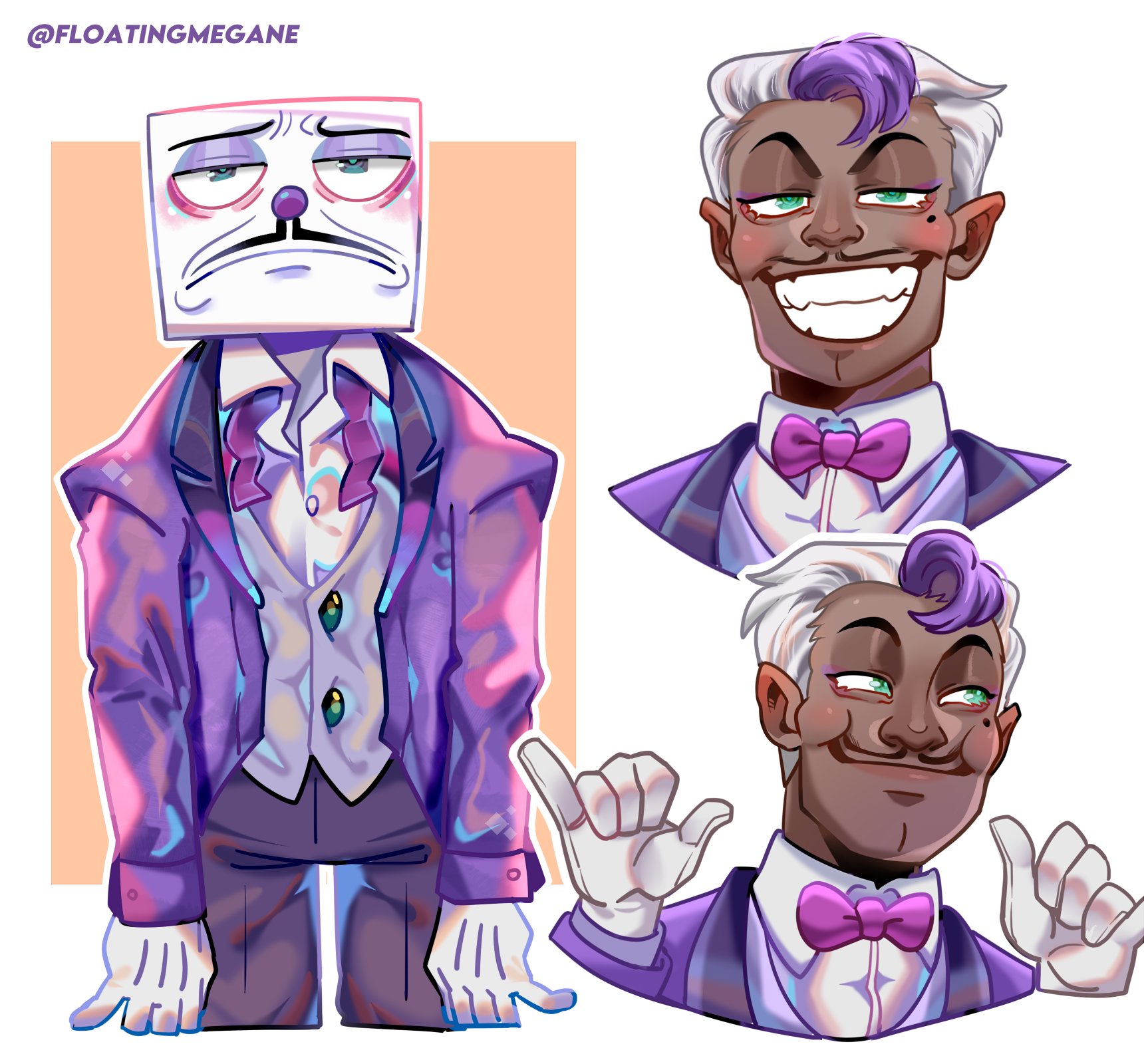Megg @ Comifuro17 D28 a-b on X: IIIII'M MISTER KING DICE, I'M THE GAYEST  IN THE LAND #TheCupheadShow #KingDice  / X