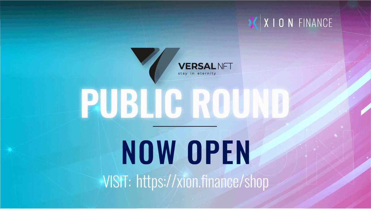 xionfinance's tweet photo. The @VersalNFT #IDO #Public Round is Now LIVE🚨

Anyone and everyone can join!

Choose any #Level and participate with up to 9 different cryptos!

Go here👉 https://t.co/eKcOXom8i1

Don't miss out!!! 

$VER #XionPad https://t.co/JNJNBa8PGP