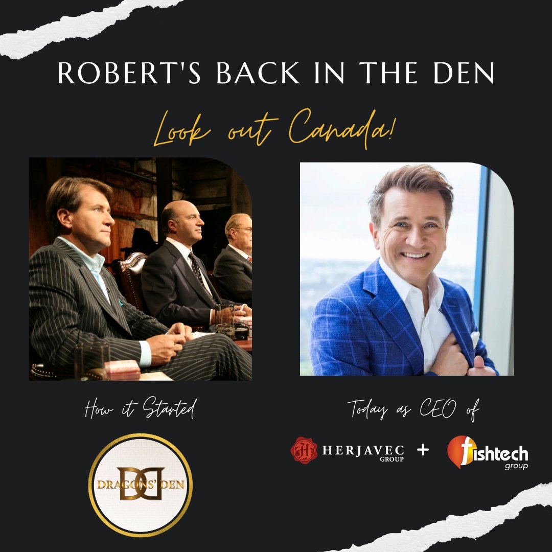 robertherjavec's tweet photo. Ten years ago, I left Canada to take on the world ! Today, I run a global, billion-dollar company with 800 people. And I’m back home to where it all started. Look out #Canada I’m back in the #DragonsDen and ready to invest in #entrepreneurs ! Full PR: https://t.co/NPpIv5kpQE https://t.co/8kqzQ0fvm1