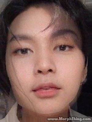 loveutaeil's tweet photo. Just did some @morphthing with photos of Johnny @NCTsmtown_127 and I. Sneak peek on how our love child might have look like. #itsokaynottobeokay 💚 https://t.co/1Iey1phdh2