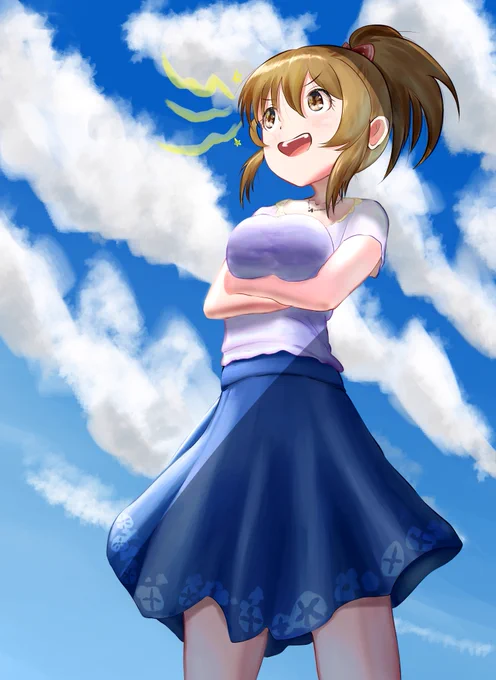 なんだか強そうなユッコ描けたから見て～～～～～🥄

#堀裕子 