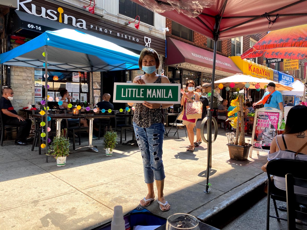 Monument_Lab's tweet image. Meet the Monument Lab Re:Generation team in Queens, New York. Their project Tandang Sora spotlights the stories and lineage of care labor and immigration in Queens, the most ethnically diverse urban area in the world.