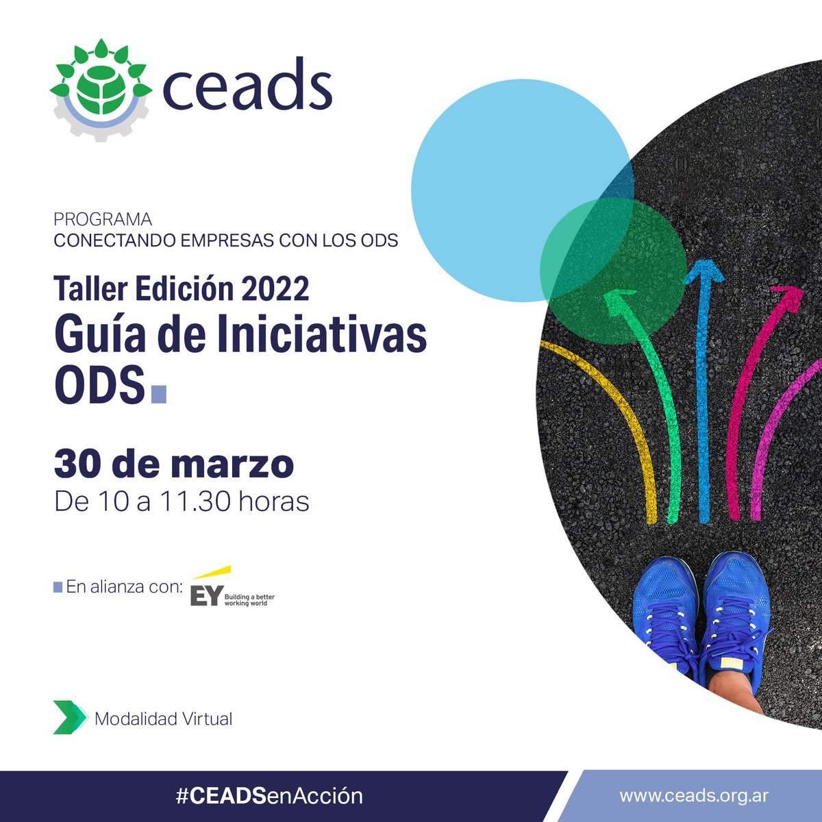 #ActividadCEADS  En el marco de nuestro Programa “Conectando Empresas con los #ODS”, desarrollado en alianza con <a href="/EY_Argentina/">EY Argentina</a> , se llevará adelante el Taller “Guía de Iniciativas ODS”.

🗓️ Miércoles 30/, 10 hs. 

#CEADSenAcción  #ODSCEADS #Agenda2030