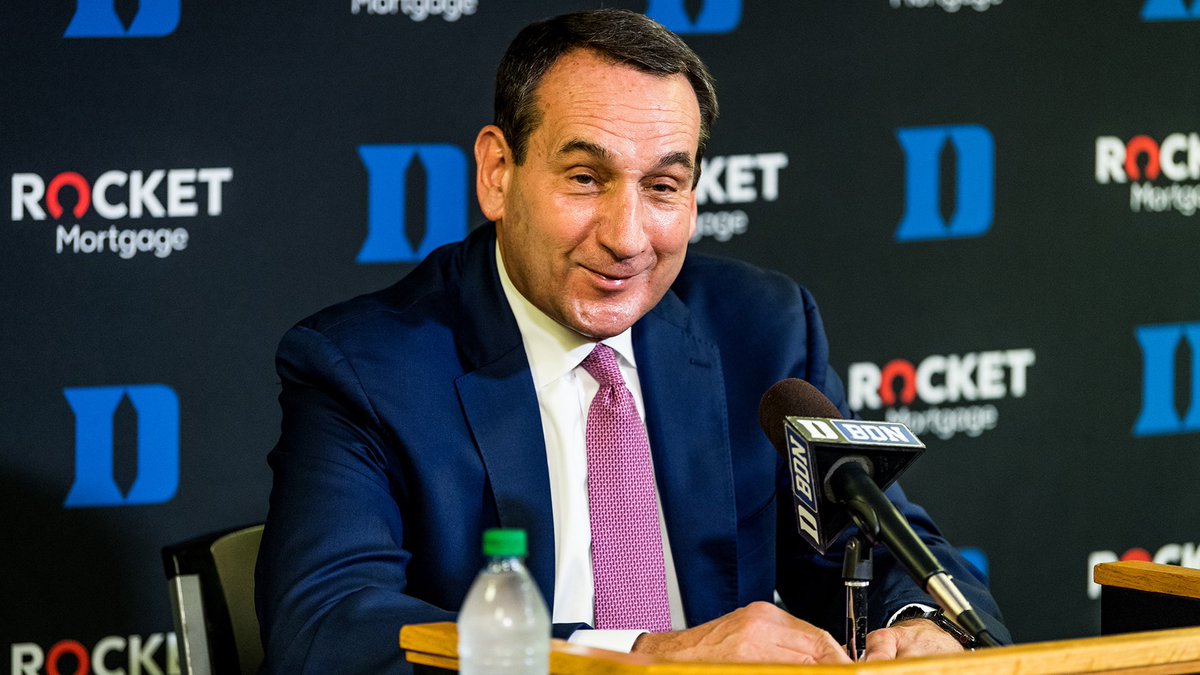 “I think some parents now
look at a youngster failing as
the final thing. It's a process,
and failure is part of the
process…the same goes for teams, it’s a process and failure is part of the process.”
~ Coach Mike Krzyzewski