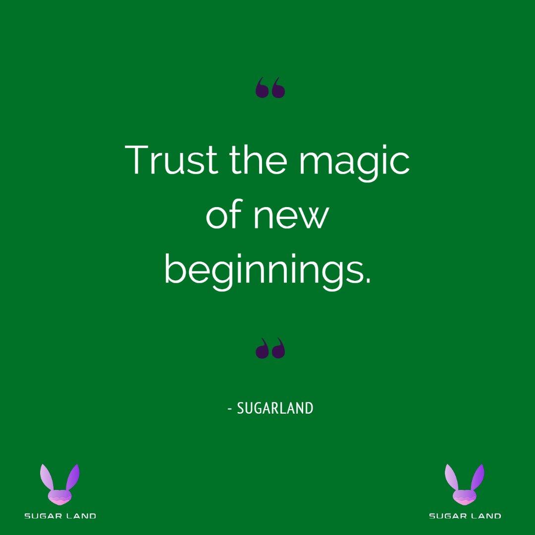 SugarLandCoin's tweet image. Trust the magic of new beginnings.

#cryptocurrency #cryptocurrencies #BinanceSmartChain #ALTSEASON #100xgem #1000xgem