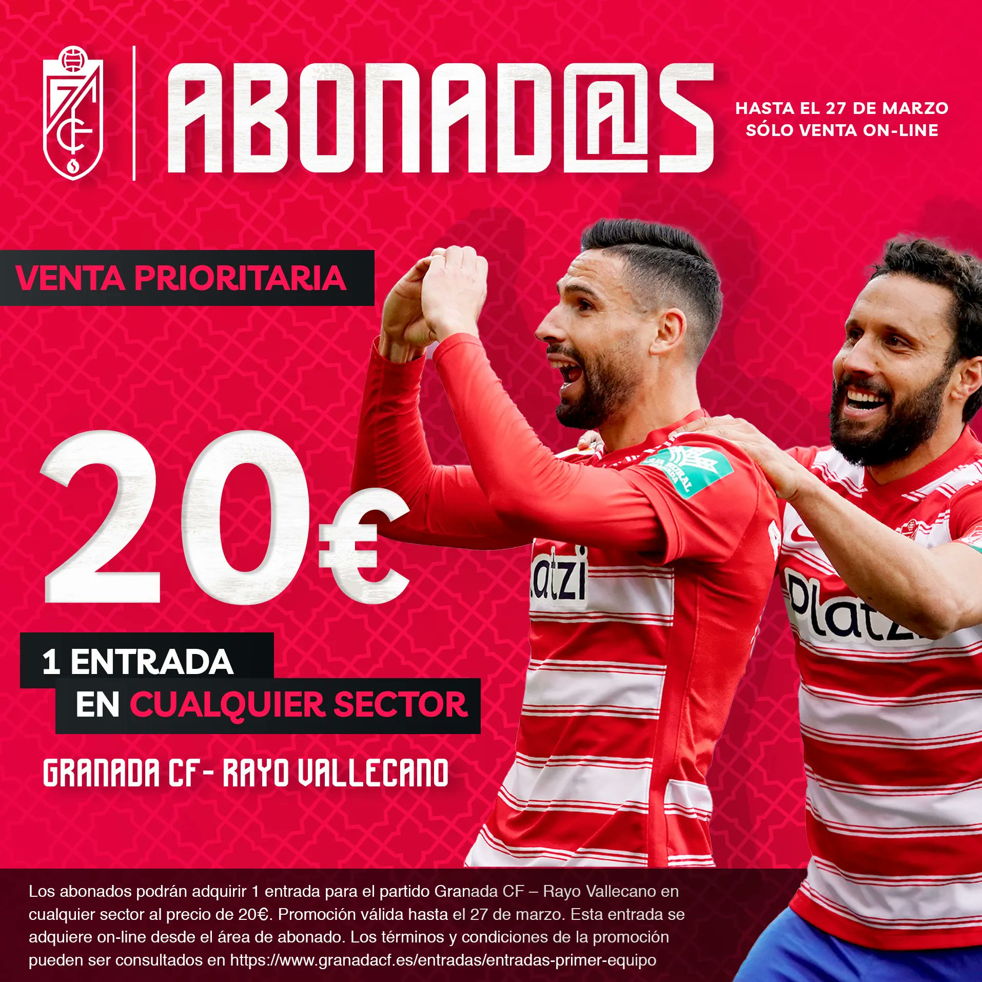 Entradas granada club de fútbol