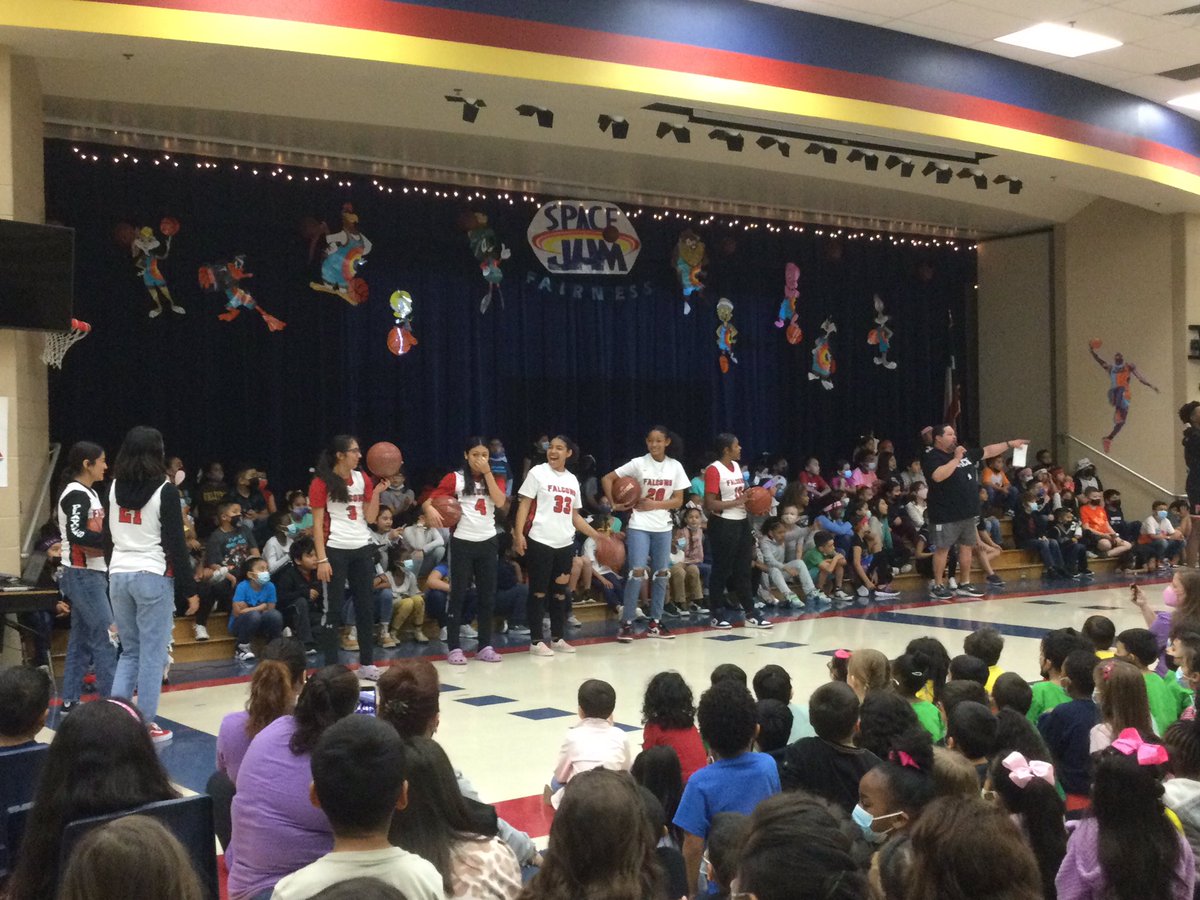 NISDMurnin's tweet photo. It’s time to JAM 🏀 at the Fairness Pillar of Character Cermoney hosted by our 2nd graders!  Thanks to @NISDSTEVENS for coiming out!  ⛹🏾⛹🏻‍♀️ Great Job 2nd grade!  🤩 @Stevens_FCS https://t.co/S2KDlpeWaV