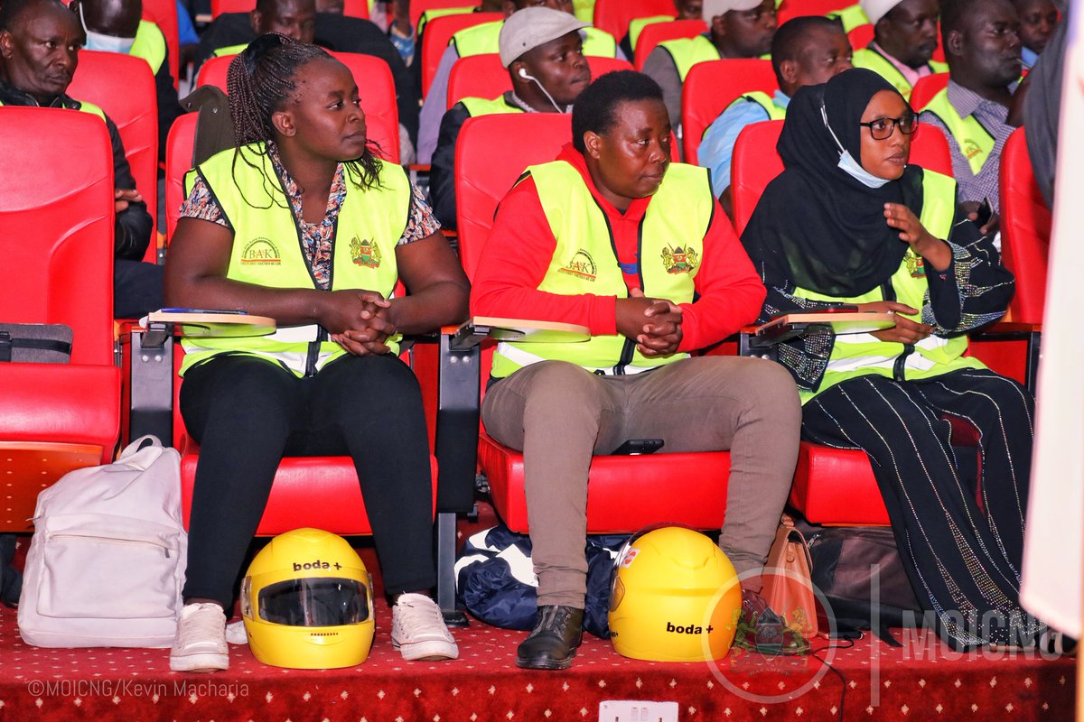 InteriorKE's tweet photo. CS Dr. @FredMatiangi has assured Boda Boda operators that the requirement to register all of them is not a plot to impose more taxes on the sector. The objective is to instill order and reform a sector that supports 2.5 million people and significantly contributes to the economy. https://t.co/SAsCPzLmrX