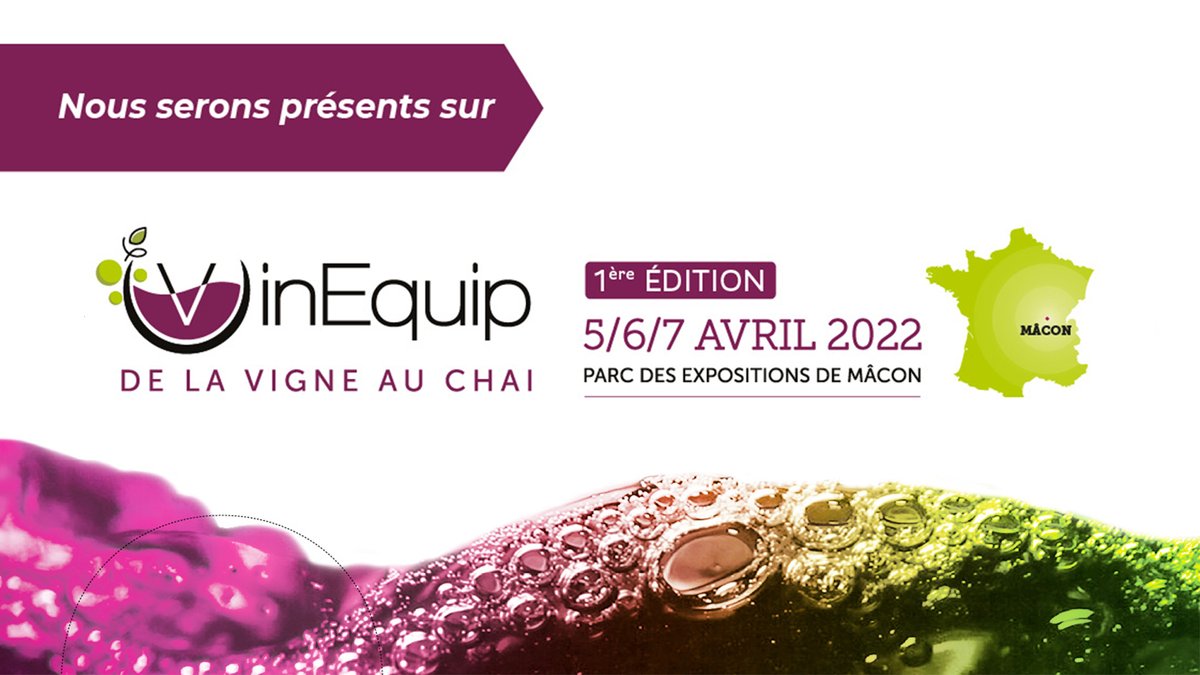 Crédit Agricole Centre-est (@ca_centrest) on Twitter photo 📢 Retrouvez-nous du 5 au 7 avril pour la première édition du <a href="/SalonVinequip/">Salon VinEquip</a> à #Macon : le nouveau rdv de tous les acteurs de la filière vitivinicole ! Près de 300 exposants sont attendus. Inscription gratuite 👉 pass.vinequip.fr 📢 Retrouvez-nous du 5 au 7 avril pour la première édition du <a href="/SalonVinequip/">Salon VinEquip</a> à #Macon : le nouveau rdv de tous les acteurs de la filière vitivinicole ! Près de 300 exposants sont attendus. Inscription gratuite 👉 pass.vinequip.fr